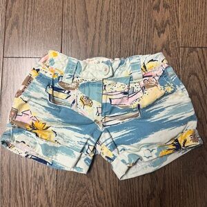 Mini Boden Sea Shore Kids Shorts size 2Y